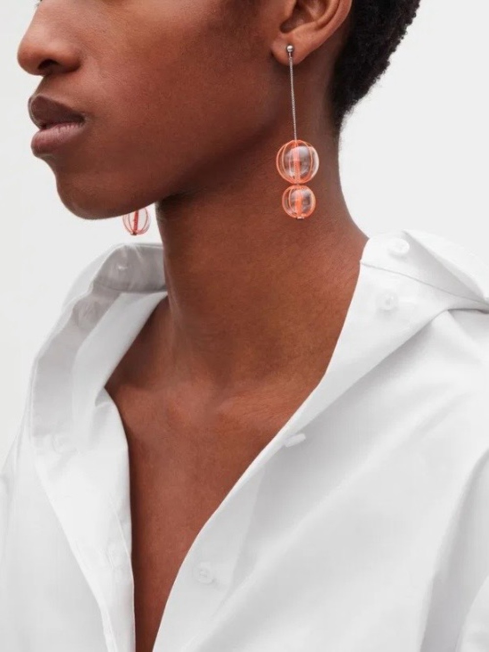 NWT COS Statement Sphere-Beaded Drop Earrings